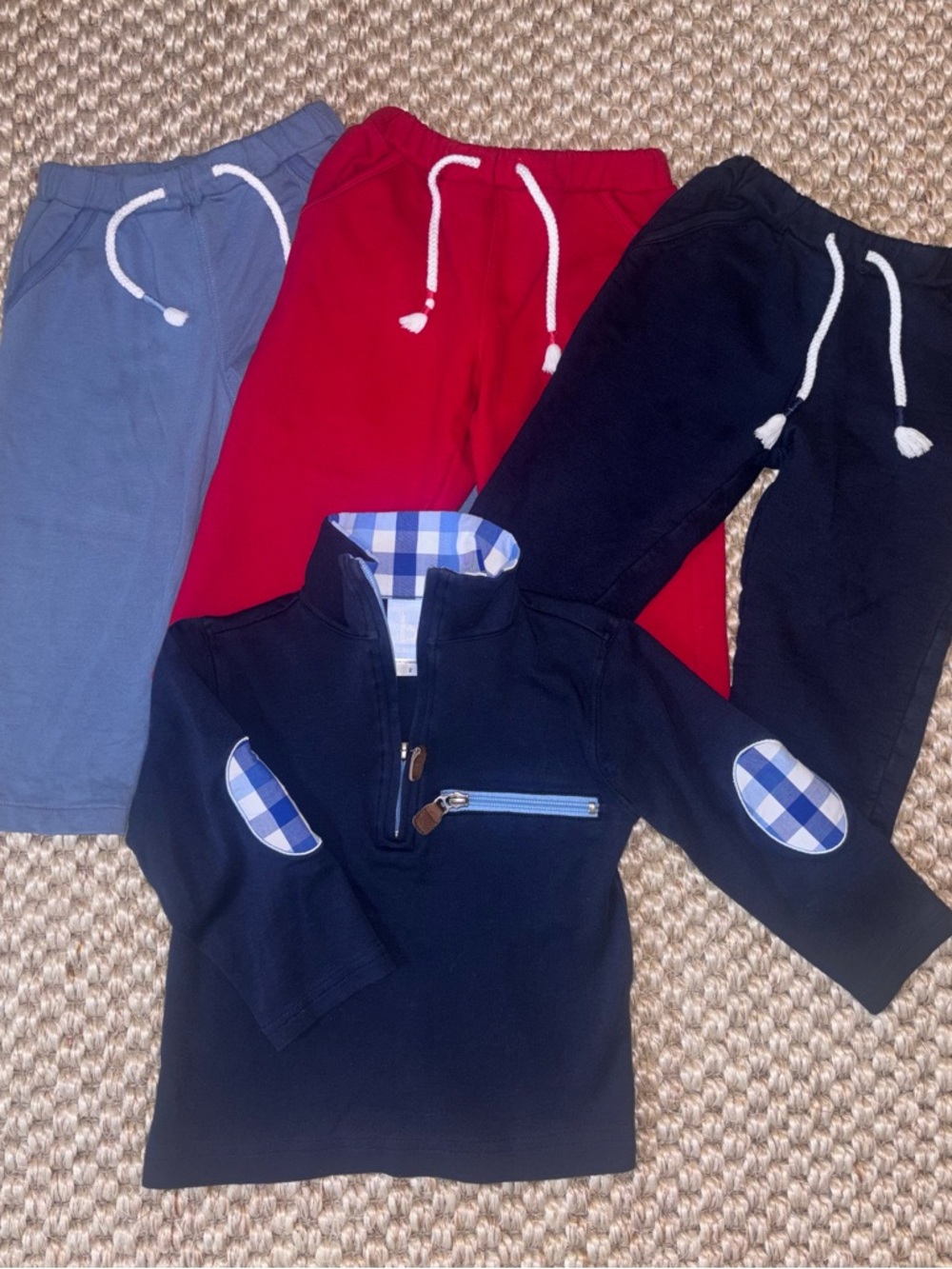 Bella Bliss Bundle. Pants size 24 months, pullover 2T